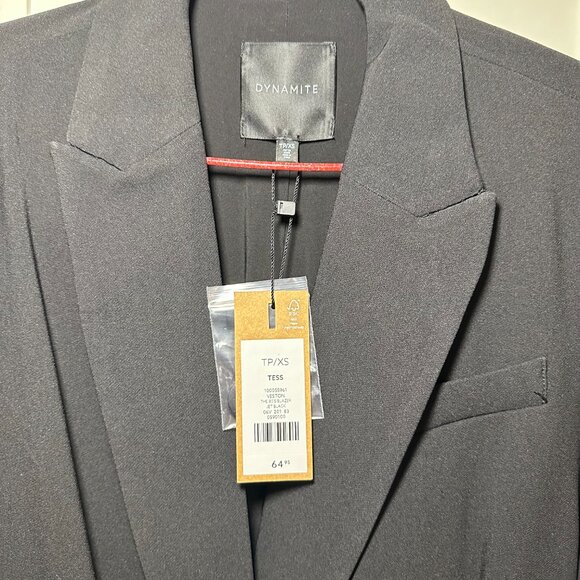 Classy Elegant Black Blazer - DYNAMITE - Picture 2 of 3